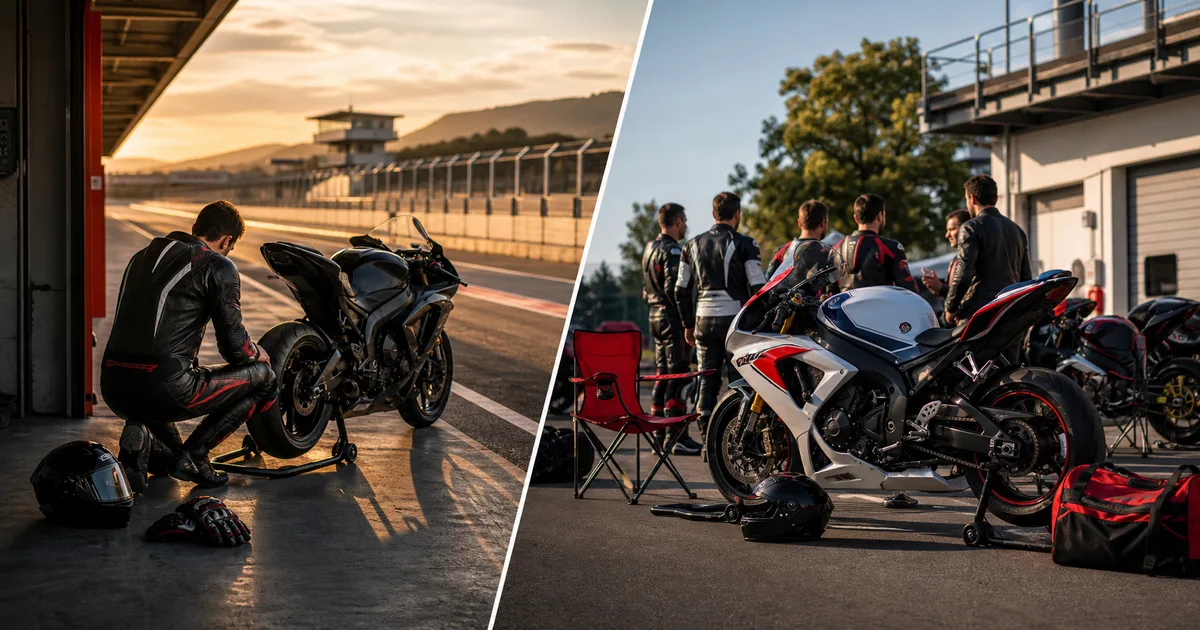 Trackday moto solo ou en groupe : que choisir pour progresser ?