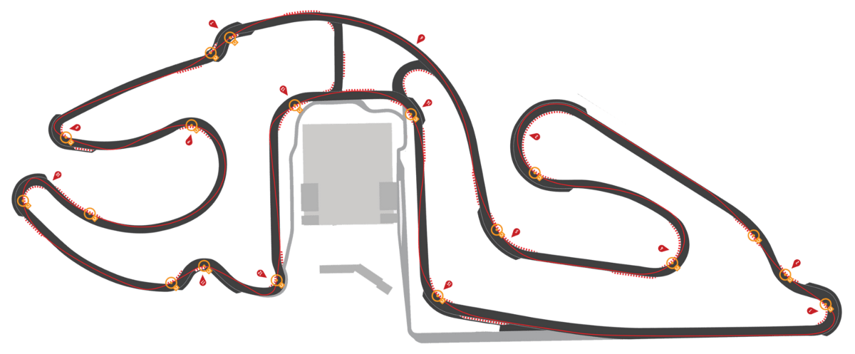 Tracé Circuit de la Ferté-Gaucher