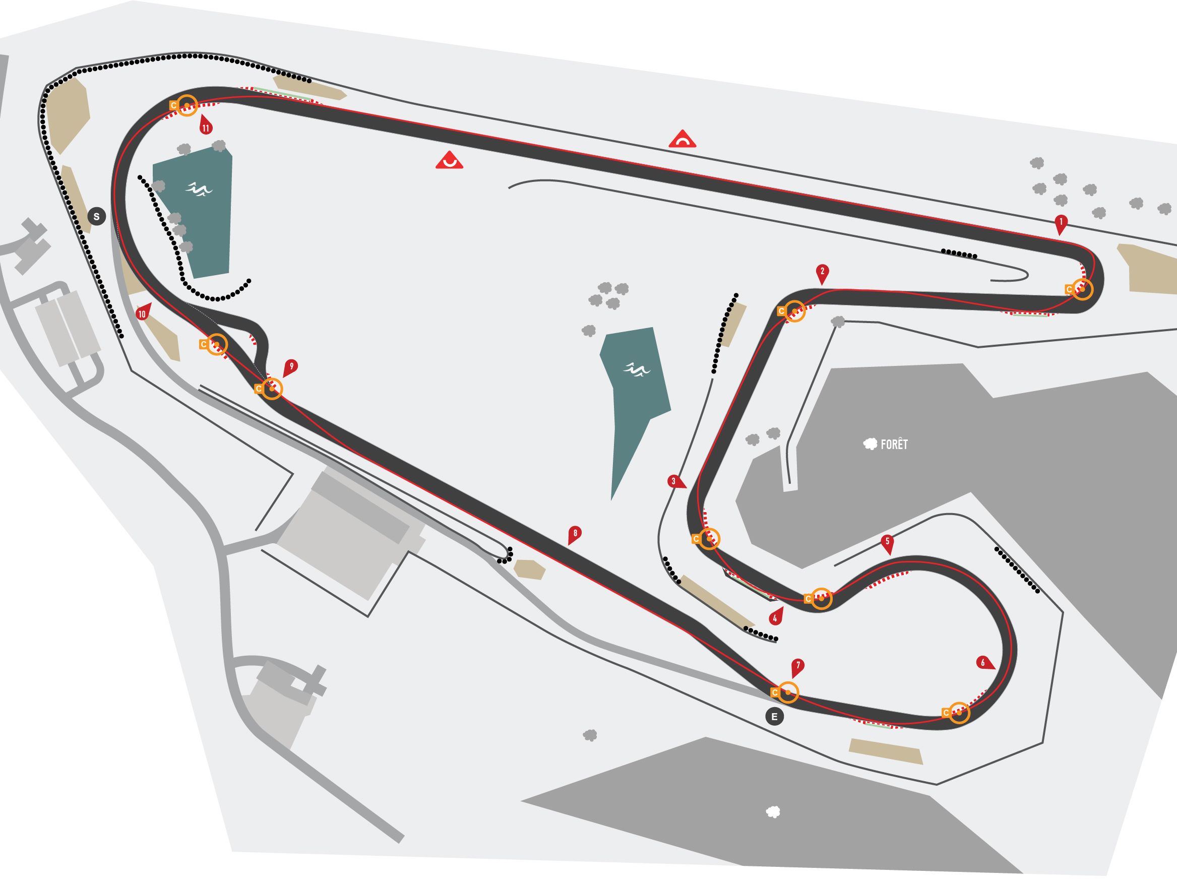 Tracé Circuit de Haute Saintonge