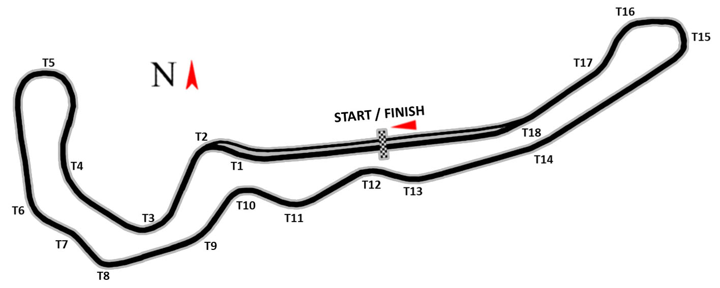 Tracé Automotodrom Grobnik (Rijeka)